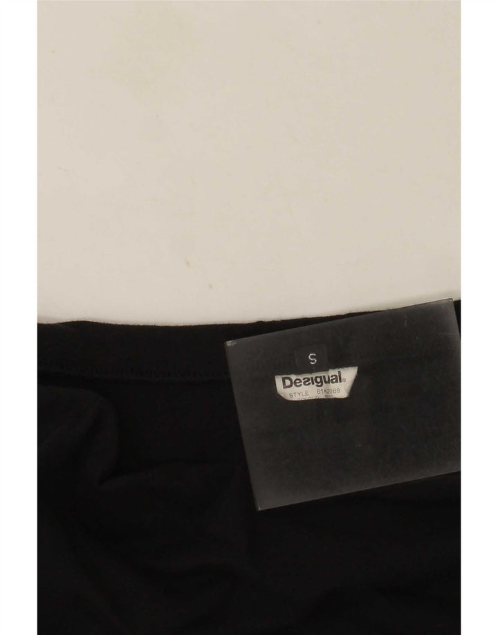 Γυναικεία γραφικά κολάν Desigual UK 10 Small Black Geometric