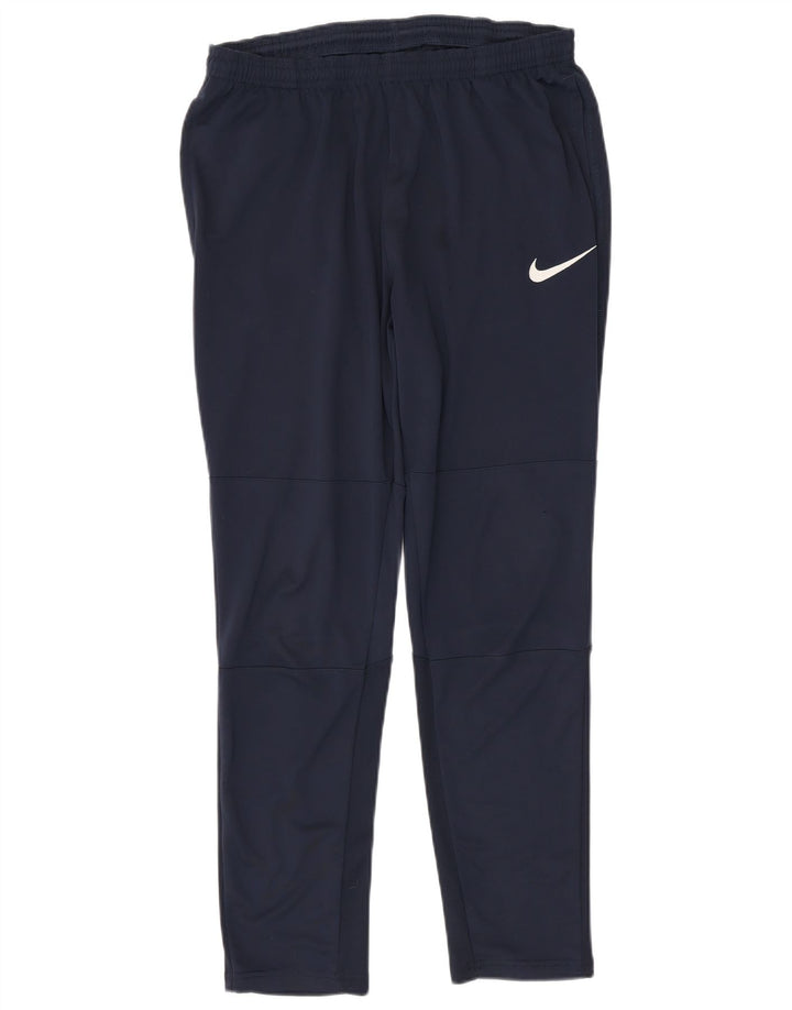 Ανδρικό παντελόνι αθλητικής φόρμας NIKE Dri Fit Medium Navy Blue Polyester