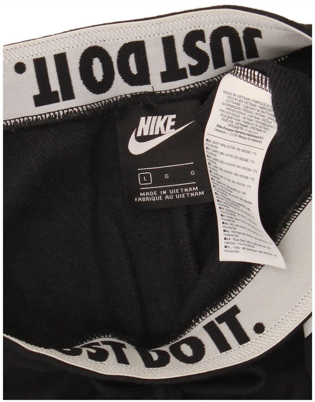 Ανδρική φόρμα Nike Παντελόνι Joggers μεγάλο μαύρο βαμβακερό