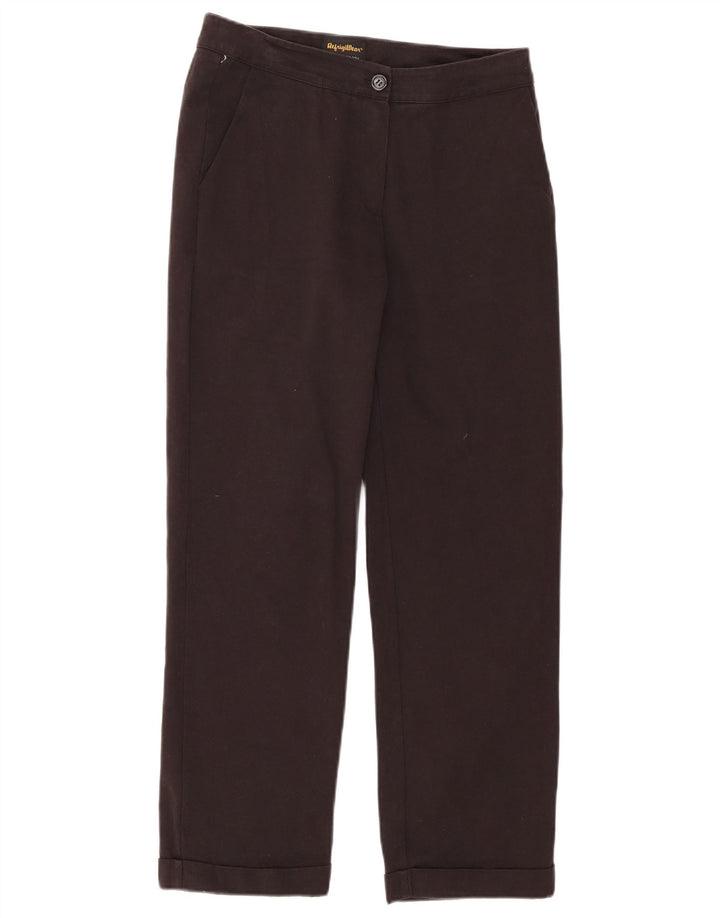 REFRIGIWEAR Γυναικείο ίσιο κομμένο παντελόνι Small W28 L25 μαύρο βαμβακερό