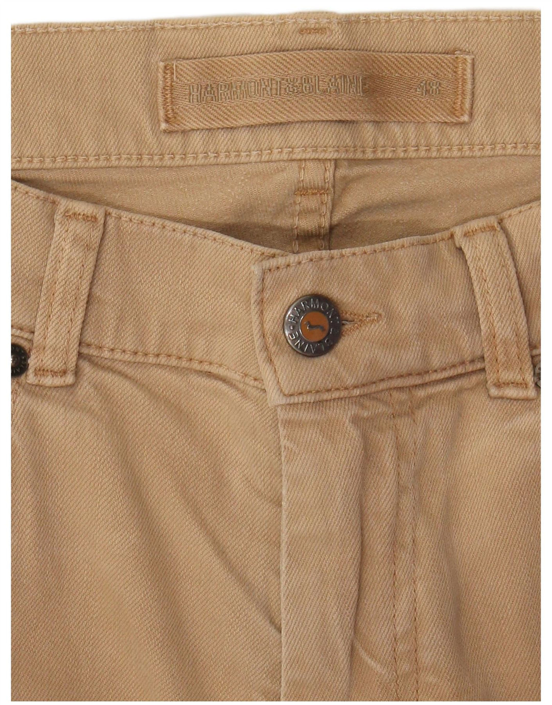 Ανδρικό Skinny Casual Παντελόνι HARMONT & BLAINE IT 48 Medium W34 L32 Beige