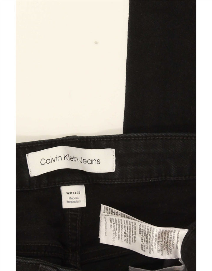 Calvin Klein Ανδρικό Slim Jeans W31 L30 Μαύρο βαμβακερό