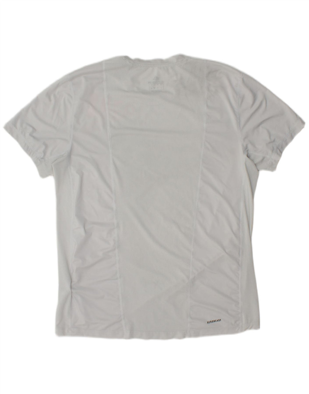 Ανδρικό γραφικό μπλουζάκι Aeroready ADIDAS Top Large Grey Polyester