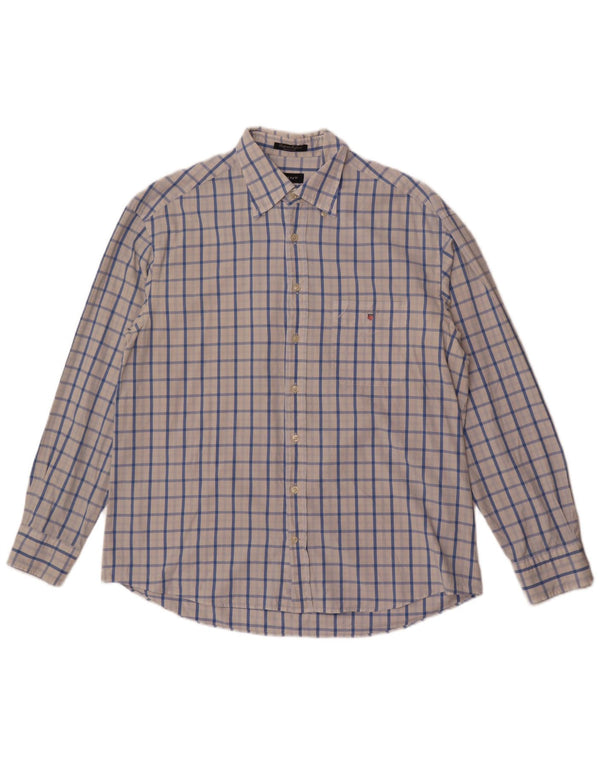 Ανδρικό πουκάμισο Gant Regular Fit XL Λευκό βαμβακερό