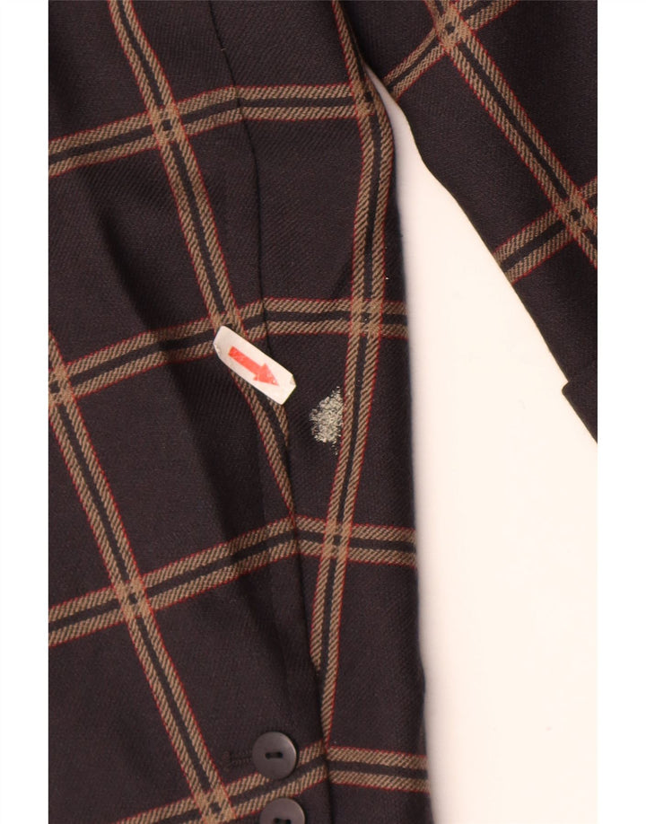 Laurel Γυναικείο Longline Jacket 3 Button Blazer EU 40 Medium Brown καρό