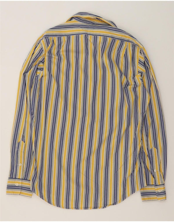 POLO RALPH LAUREN Ανδρικό πουκάμισο Stanton Custom Fit Μεσαίο κίτρινο ριγέ