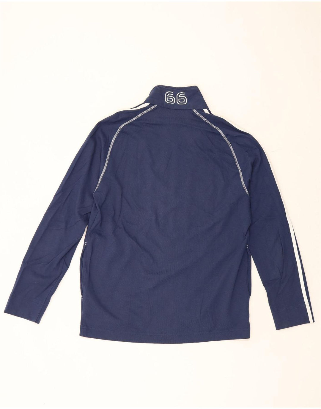 Sergio Tacchini Ανδρική φόρμα αθλητικής φόρμας με γραφικές φόρμες Top Jacket Large Navy Blue από βαμβάκι