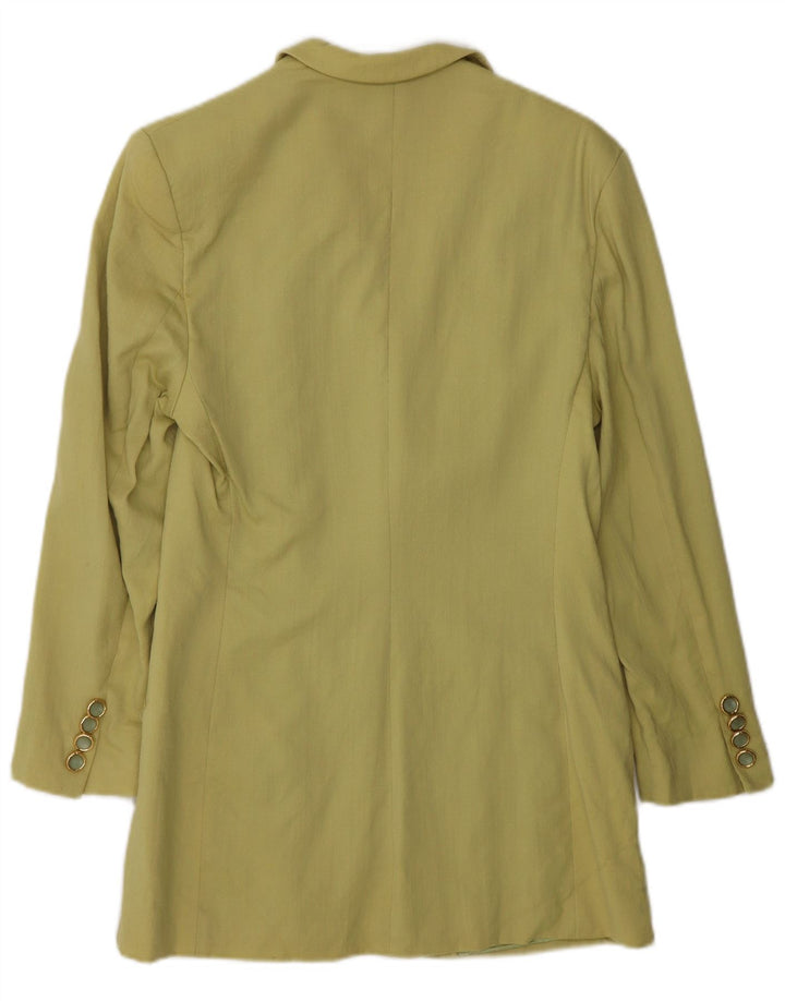 Vintage Γυναικείο Μπουφάν Blazer με 4 Κουμπιά IT 44 Medium Khaki Viscose