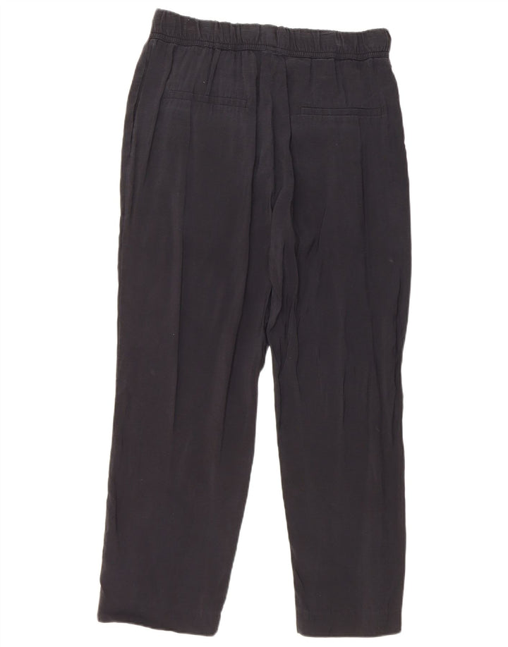 Zara Γυναικείο ίσιο κομμένο παντελόνι Medium W28 L25 Μαύρο