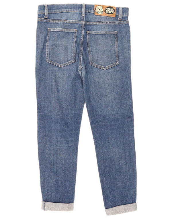 Φτηνό Monday Womens Slim Jeans W31 L29 Blue Cotton