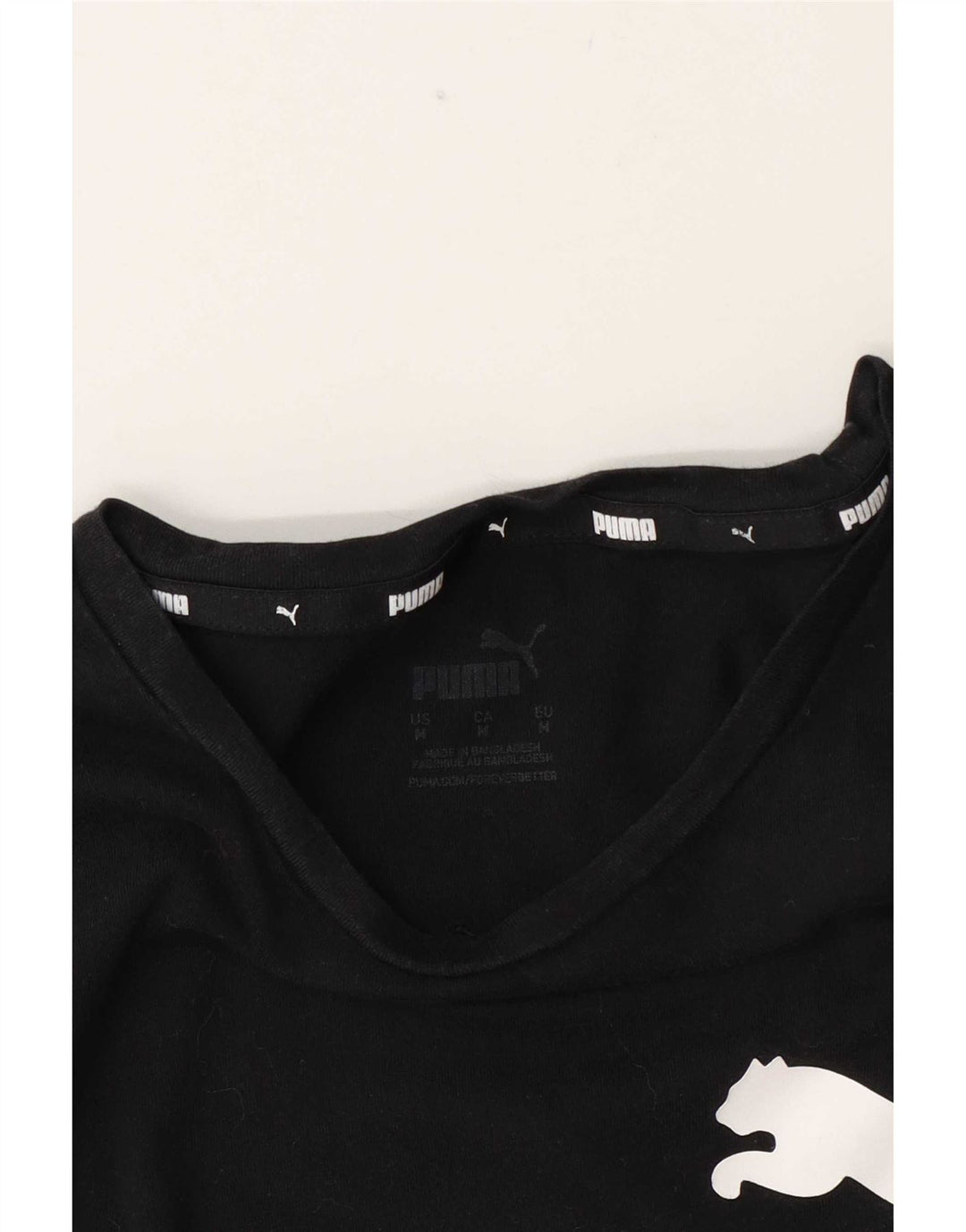 Γυναικείο γραφικό μπλουζάκι Puma Top UK 14 Medium Black