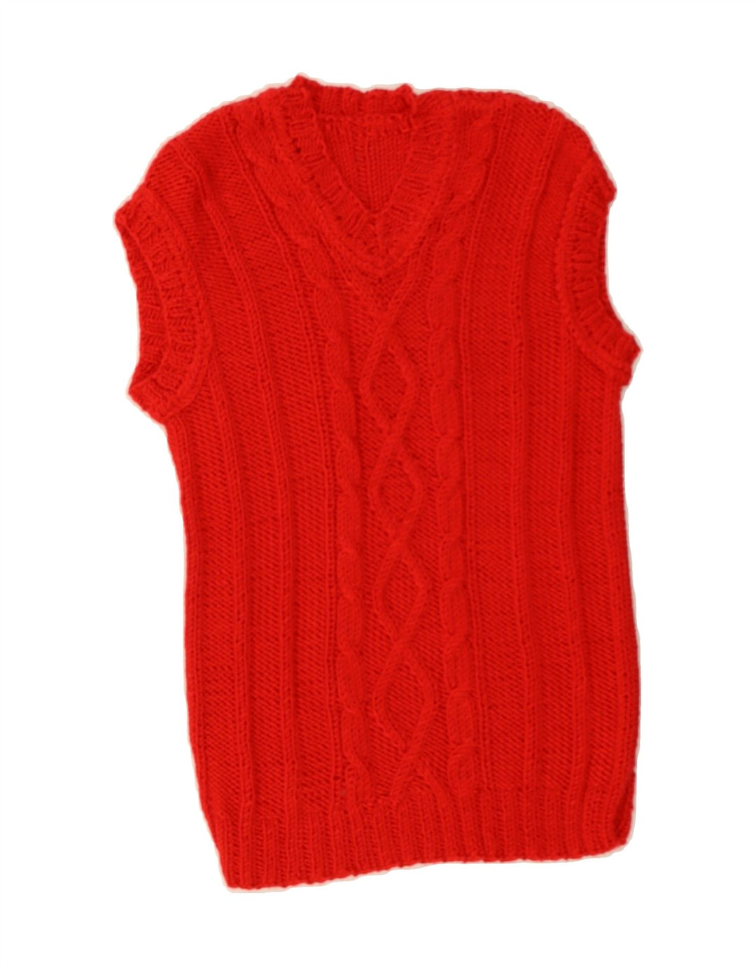VINTAGE Womens Vest Tank Top UK 8 Small Red Vintage Vintage and Second-Hand Vintage from Messina Hembry 