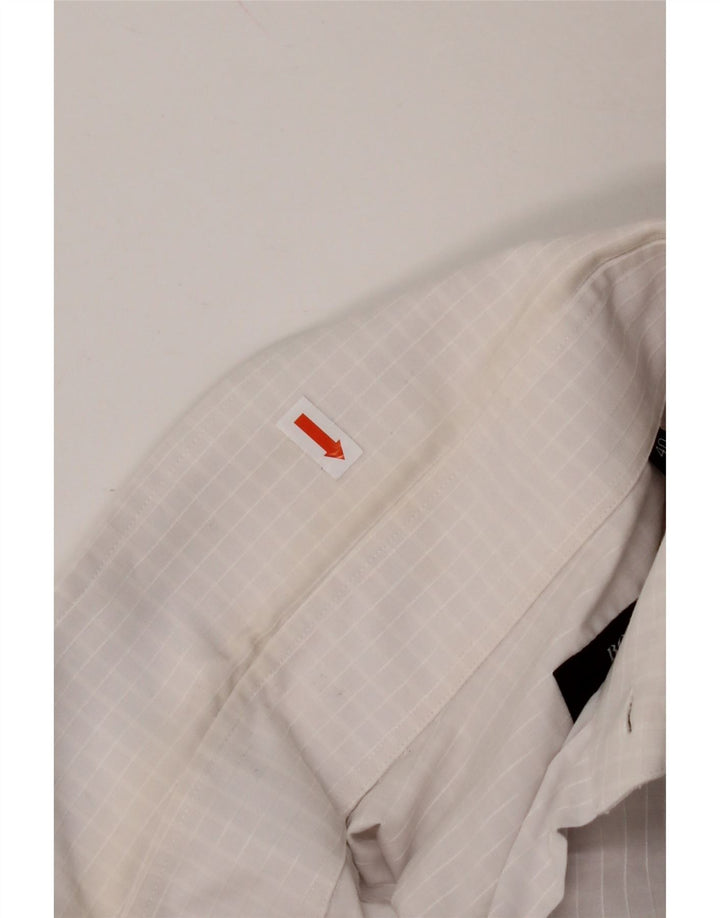 Ανδρικό πουκάμισο HUGO BOSS Regular Fit Size 40 15 3/4 Medium White Gingham