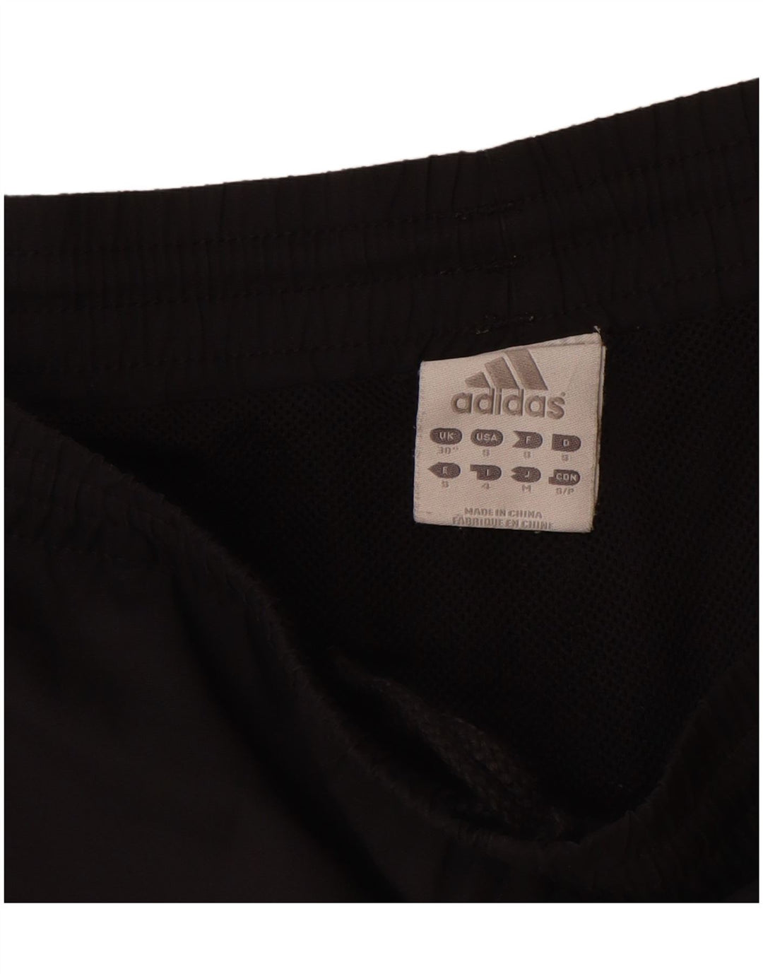 Ανδρικό αθλητικό σορτς Adidas μεγάλο μαύρο πολυεστέρα