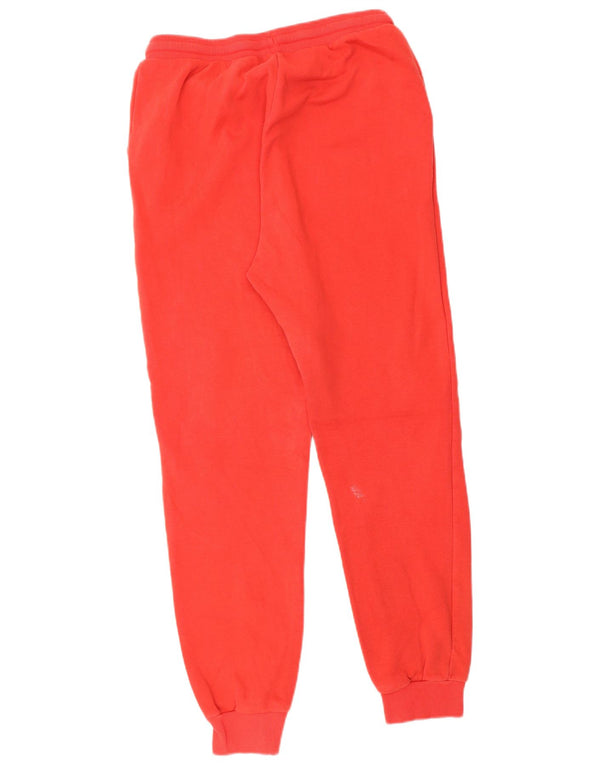 Zara Womens Tracksuit Trousers Joggers UK 10 Small  Red Cotton