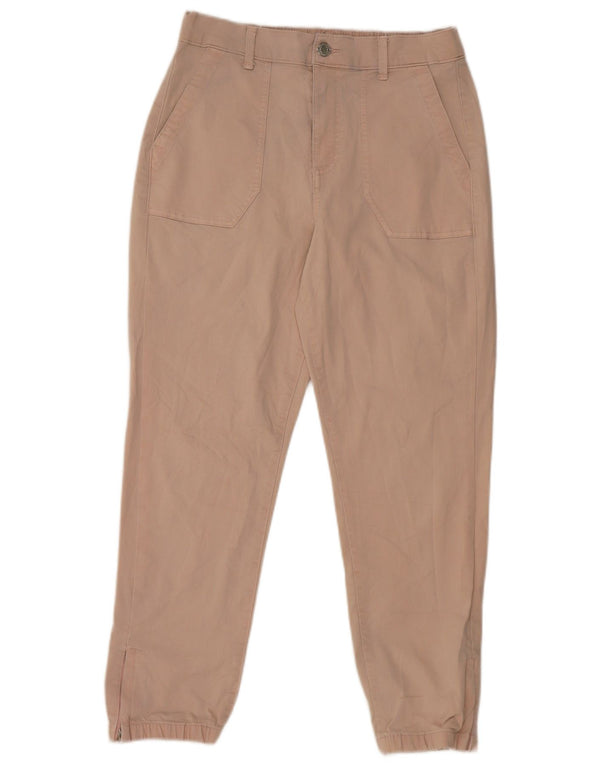 Marks & Spencer Γυναικεία Joggers Cropped Παντελόνι UK 12 Medium W31 L26 Pink