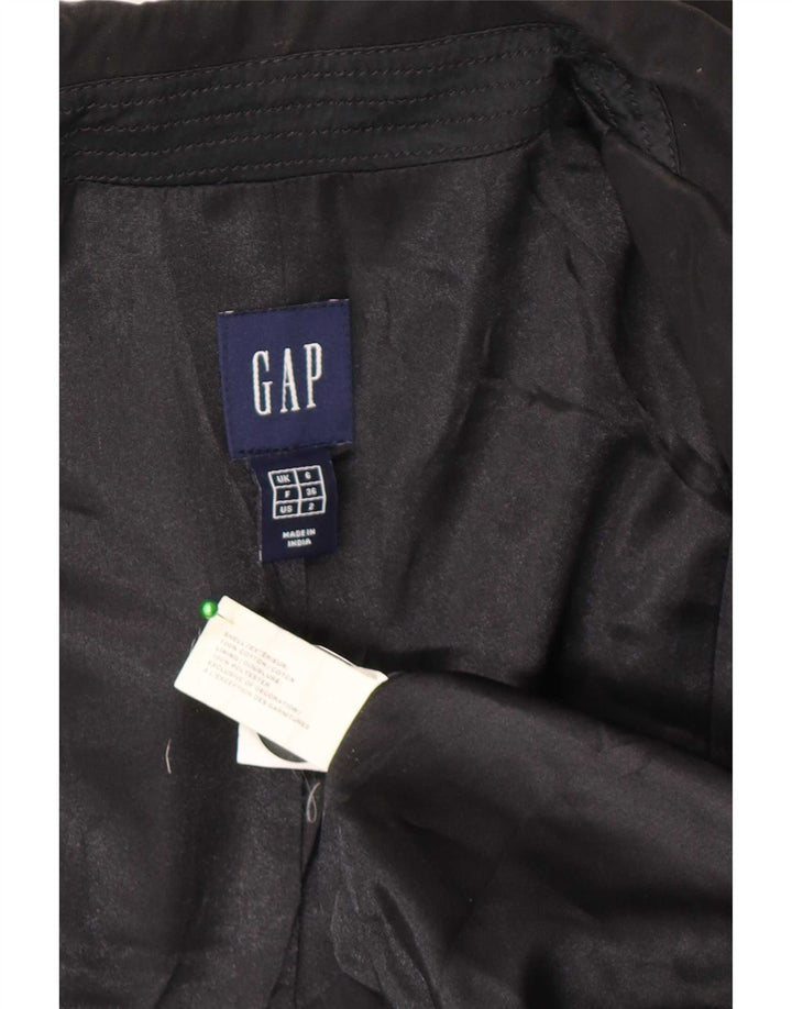 Gap Γυναικείο Μπουφάν Blazer UK 6 XS Μαύρο Βαμβακερό