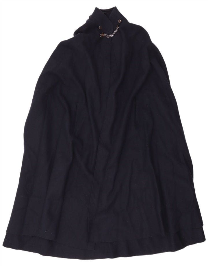 Vintage Γυναικείο Παλτό Capelet IT 42 Medium Navy Blue