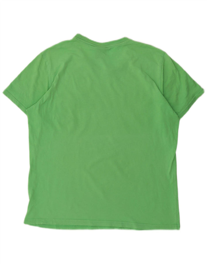 Ανδρικό γραφικό μπλουζάκι Champion Top Medium Green