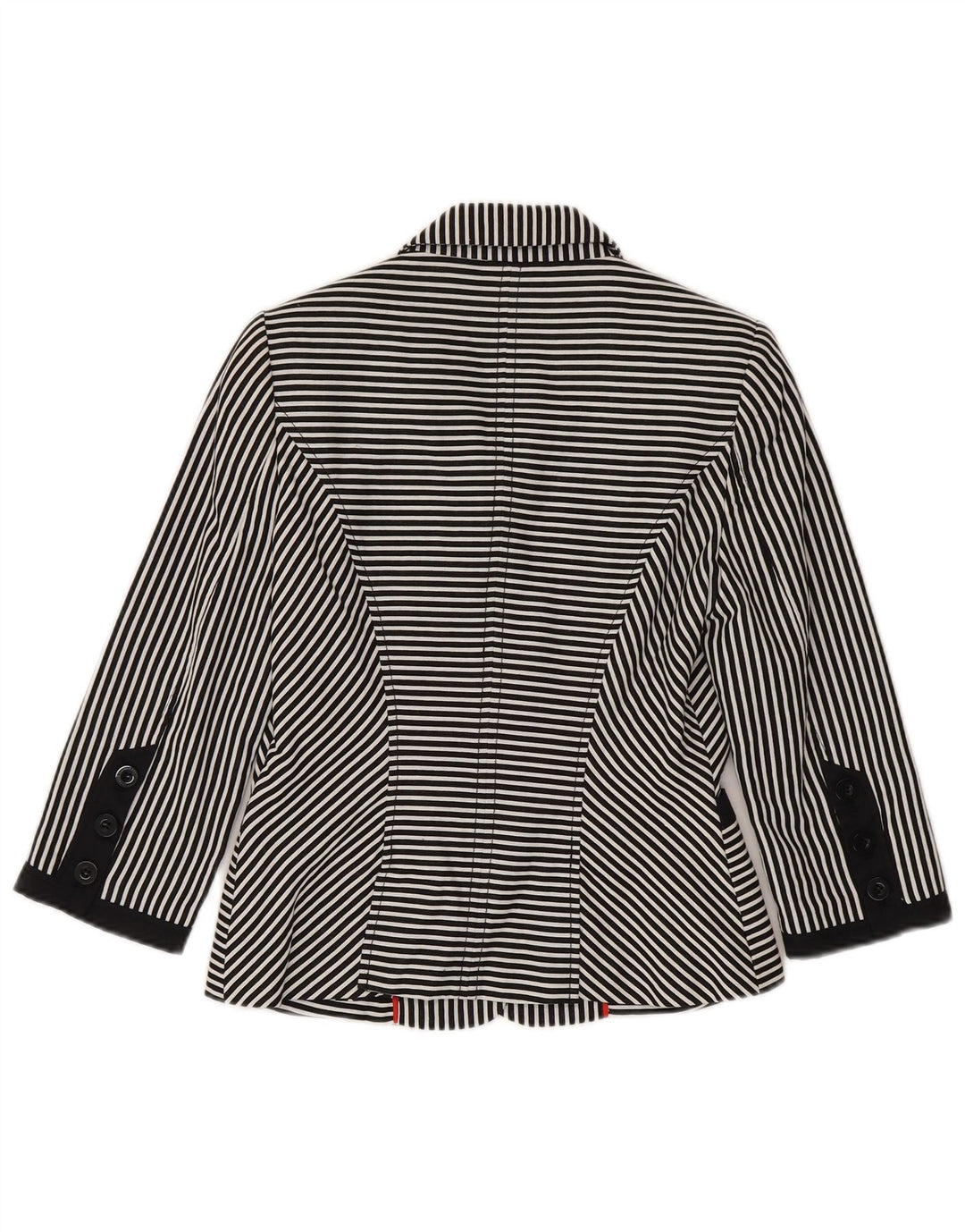 Jasper Conran Γυναικείο σακάκι 3/4 μανίκι UK 10 Small Black Pinstripe