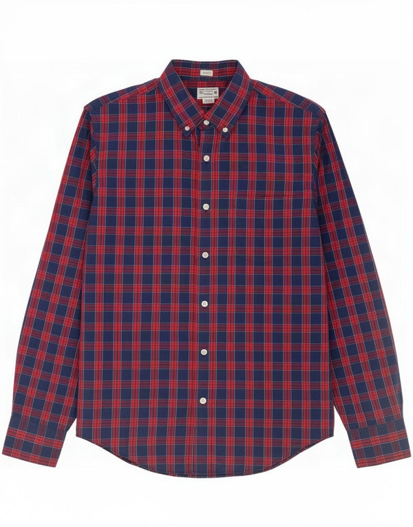 Ανδρικό πουκάμισο J. Crew Slim Fit Medium Navy Blue Check Cotton