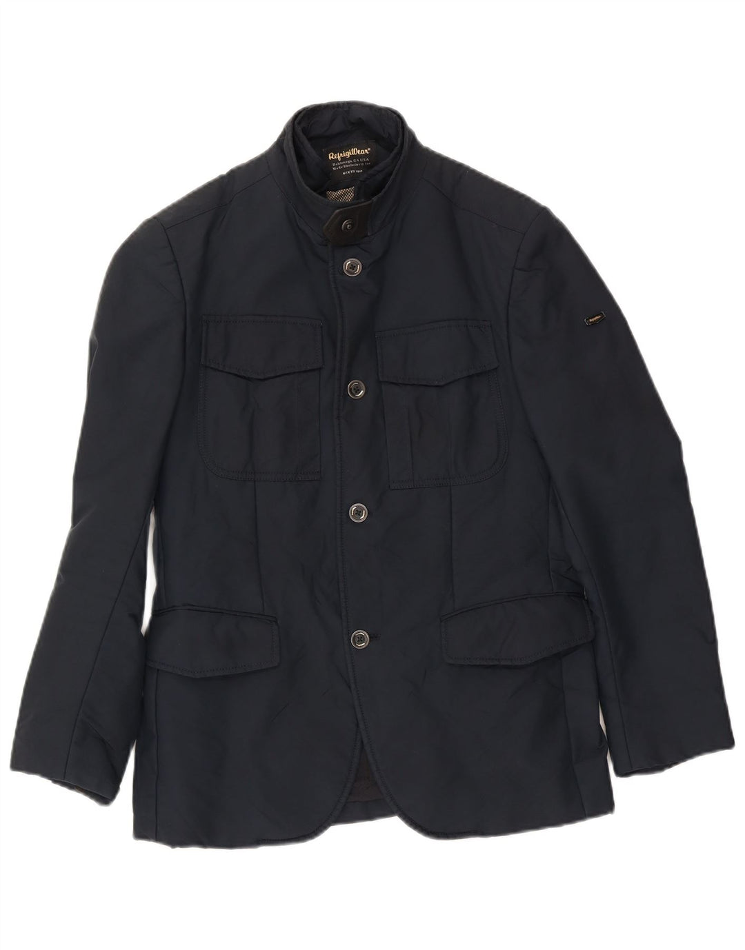 Refrigiwear Ανδρικό σακάκι Windbreaker Jacket IT 48 Medium Navy Blue Nylon
