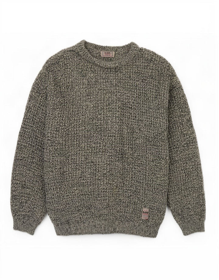 Ανδρικό πουλόβερ Lee Boat Neck Jumper XL Grey Flecked