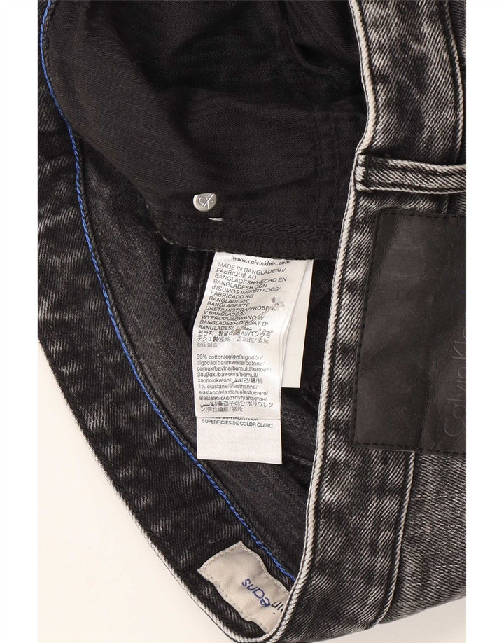 Ανδρικό τζιν σορτς Calvin Klein W30 Βαμβακερό μεσαίο γκρι