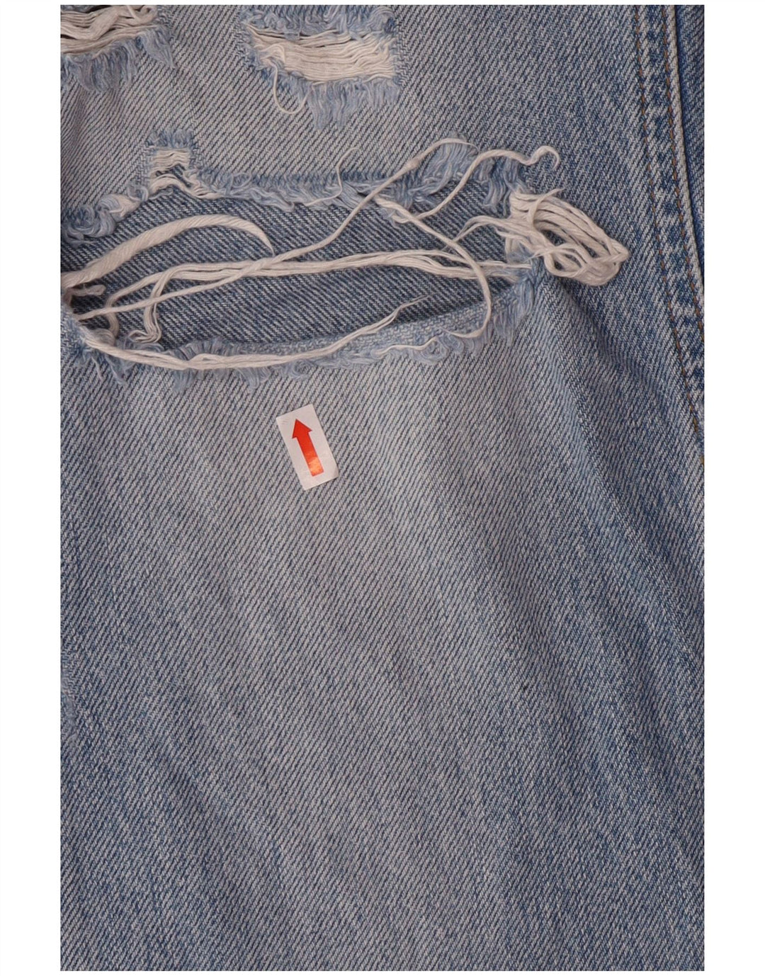 Zara γυναικεία στενόχωρα τζιν EU 36 XS W26 L27 Blue Cotton Grunge