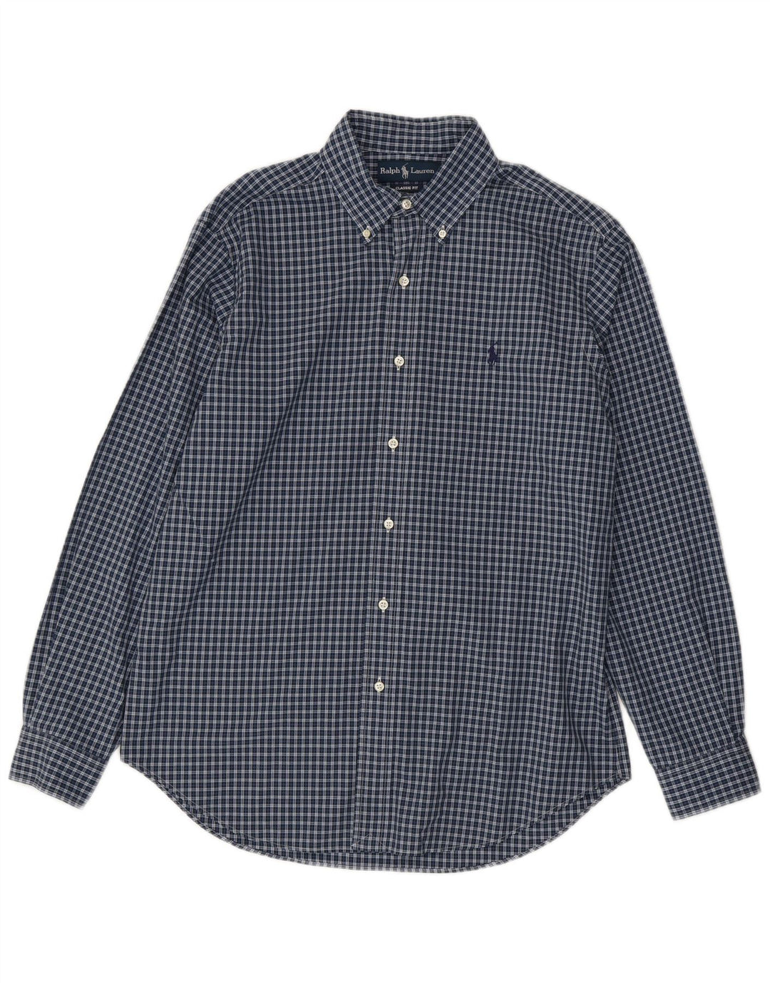 Ανδρικό πουκάμισο Ralph Lauren Classic Fit, μεσαίο μπλε ναυτικό, βαμβακερό