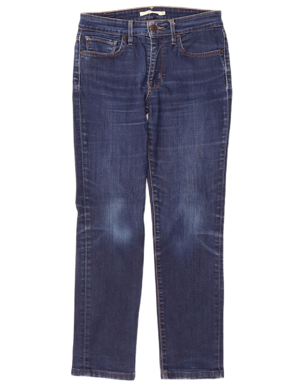 Levi's Womens 712 Slim Jeans W27 L27 Blue Cotton