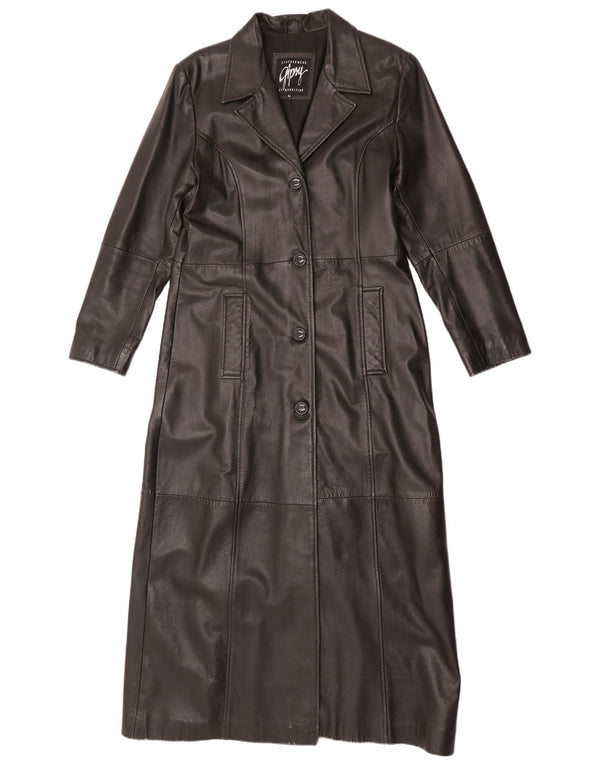 Gipsy Γυναικεία καμπαρντίνα UK 18 XL Μαύρο Δερμάτινο