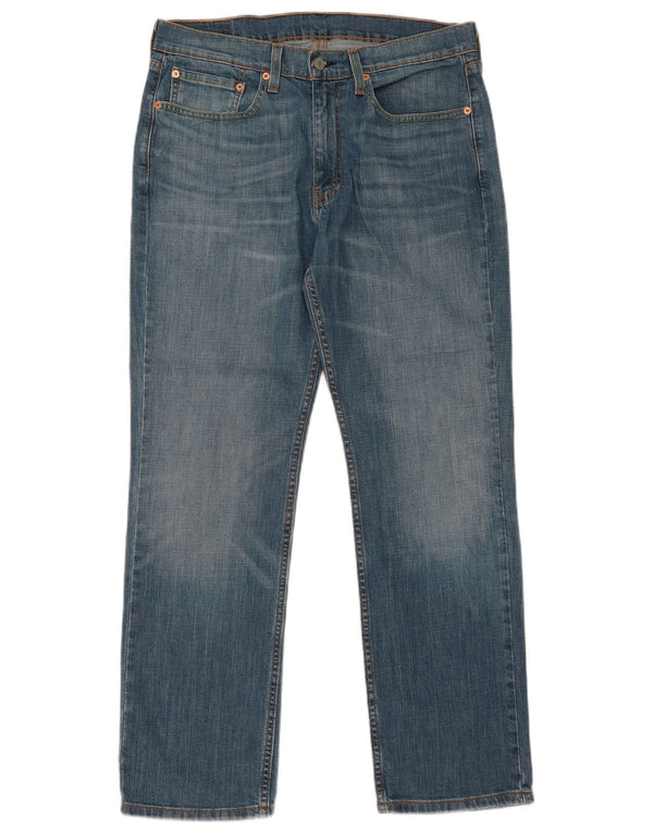 Levi's Mens 514 Straight Jeans W34 L30 Blue Cotton