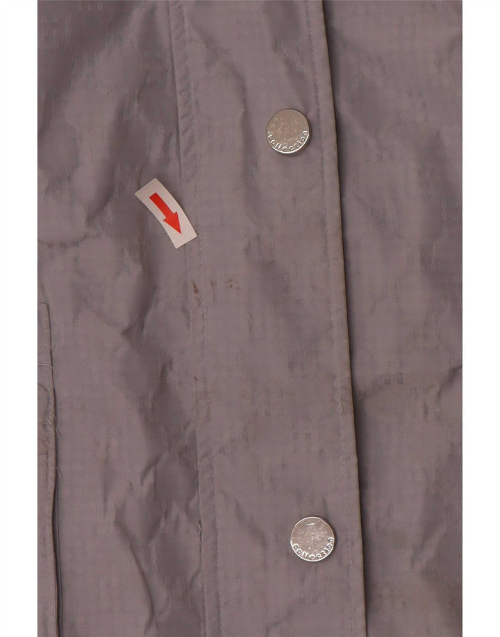 Marks & Spencer Γυναικείο μπουφάν βροχής με κουκούλα UK 16 Large Grey Polyester