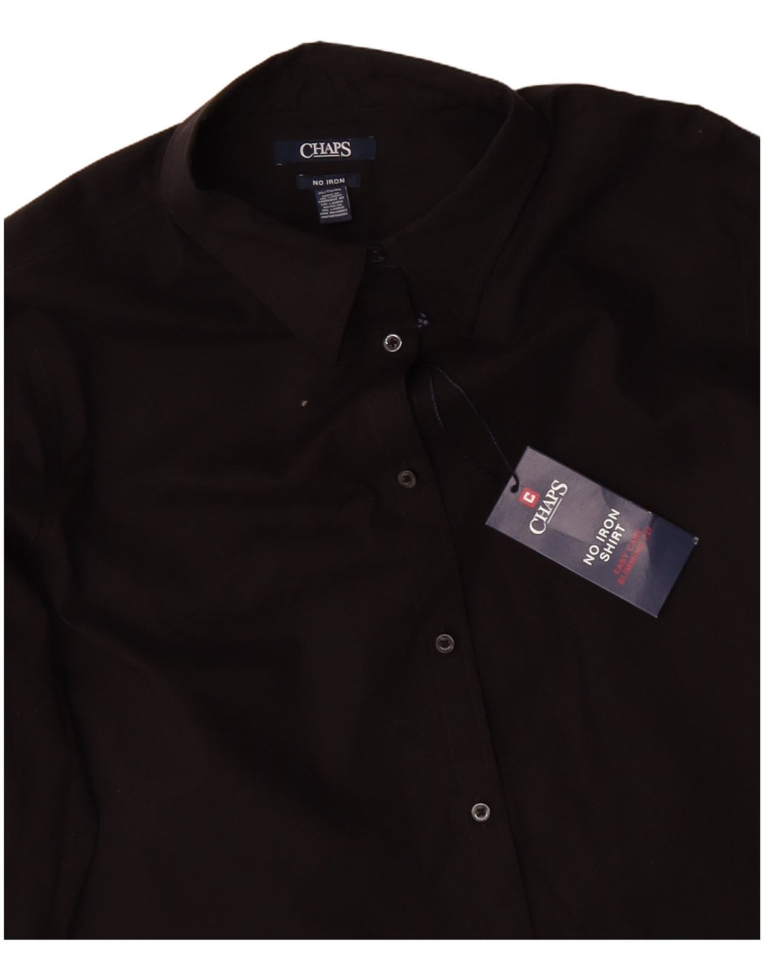 CHAPS Γυναικείο πουκάμισο Easy Care Slim Fit UK 18 XL Μαύρο βαμβακερό