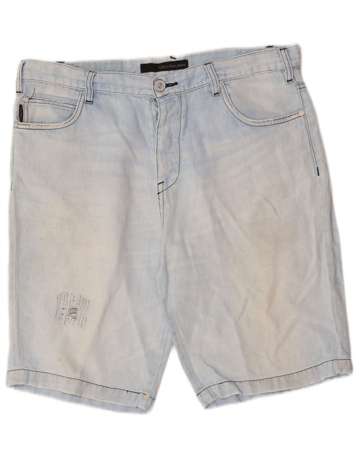Ανδρικό τζιν σορτς Calvin Klein Distressed W36 Large Blue