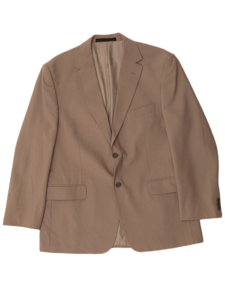 Marks & Spencer Ανδρικό μπουφάν blazer UK 42 XL Beige Polyester