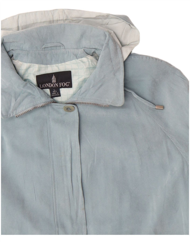 Γυναικείο αντιανεμικό μπουφάν LONDON FOG UK 16 Large Blue Polyester