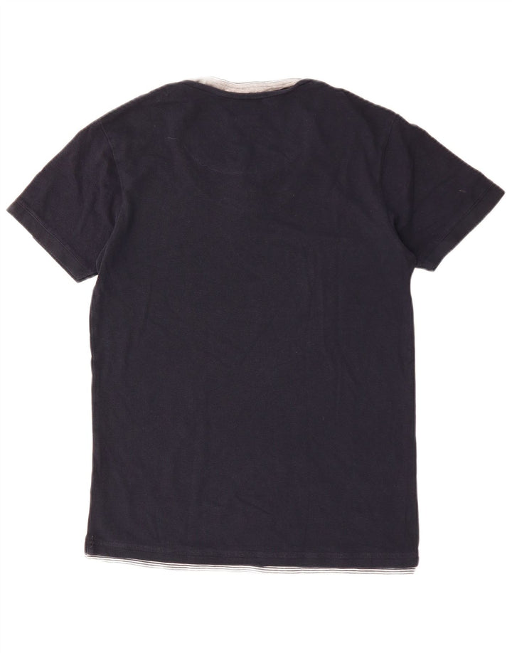 Zara Ανδρικό T-Shirt Top Small Navy Blue