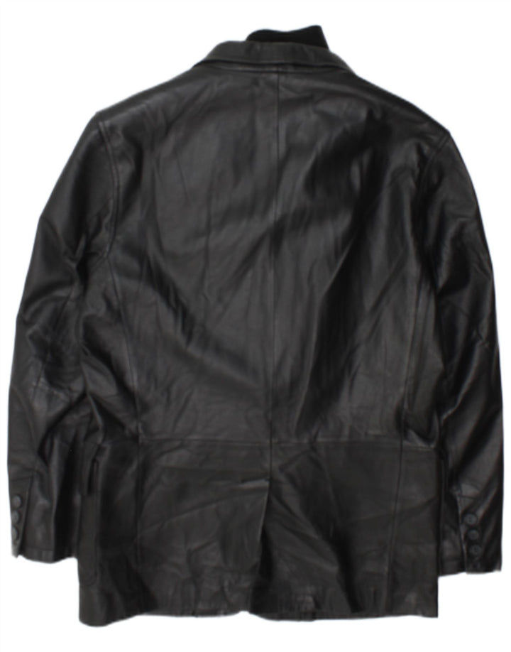 Ανδρικό Δερμάτινο Μπουφάν Conbipel IT 48 Medium Black Leather