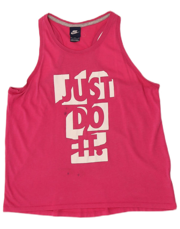 Γυναικείο γιλέκο γραφικών Nike Top UK 14 Medium Pink