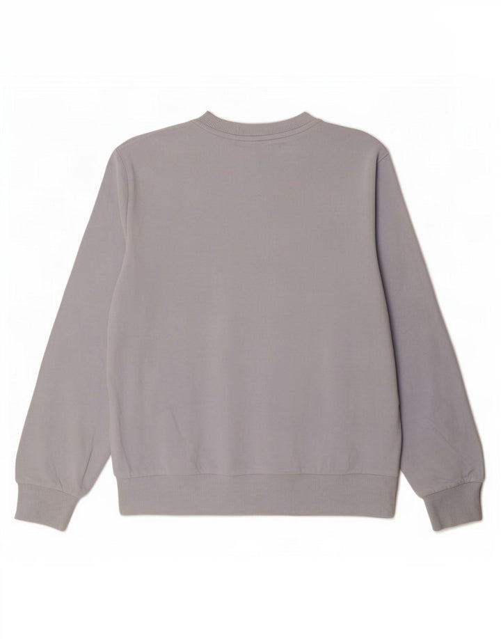 Γραφικό ανδρικό φούτερ Calvin Klein Jumper μεγάλο μπλε βαμβακερό