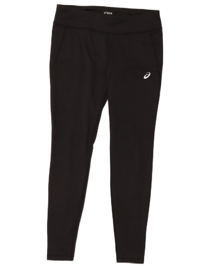 Γυναικεία κολάν Asics UK 14 Large Black Polyester Sports