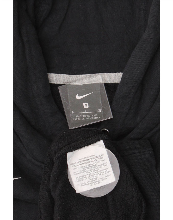 NIKE Mens Hoodie Jumper Small Black Cotton Vintage Nike and Second-Hand Nike from Messina Hembry 