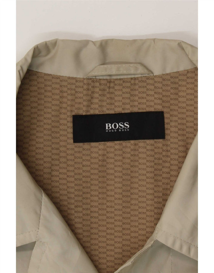 Ανδρική καμπαρντίνα Hugo Boss EU 52 XL Beige Polyamide