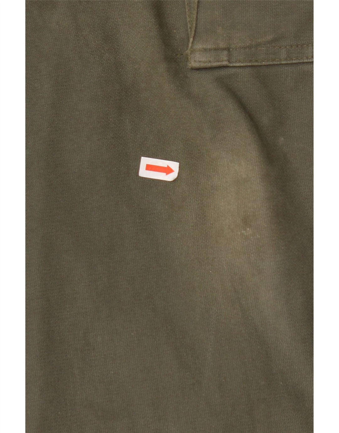 VINTAGE Ανδρικό ίσιο παντελόνι Cargo W30 L28 Χακί Βαμβακερό