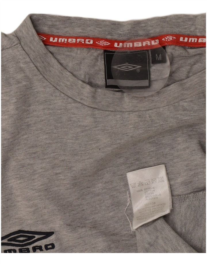 Ανδρικό T-Shirt Umbro Τοπ μεσαίου γκρι βαμβακερό