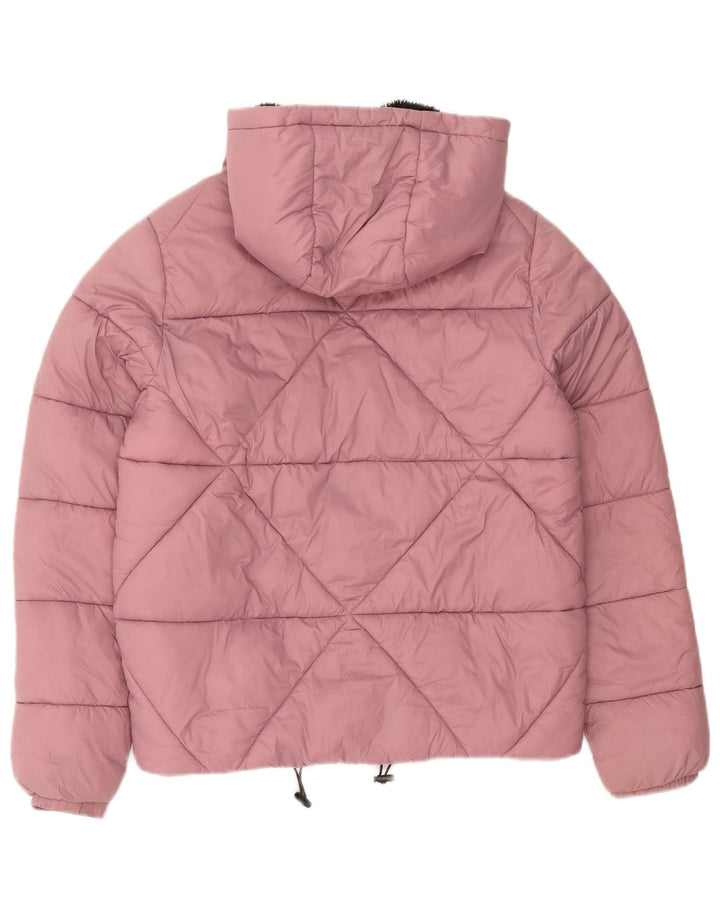 Kappa γυναικείο μπουφάν με κουκούλα UK 16 Large Pink