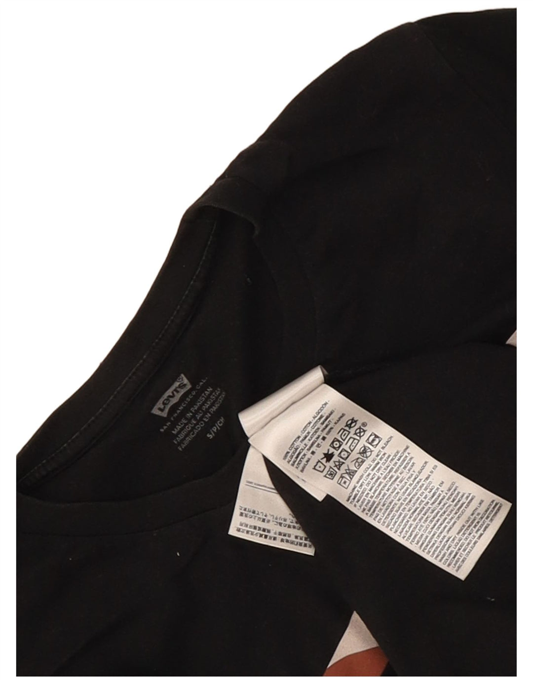 Ανδρικό γραφικό μπλουζάκι Levi's Top Μικρό μαύρο βαμβακερό