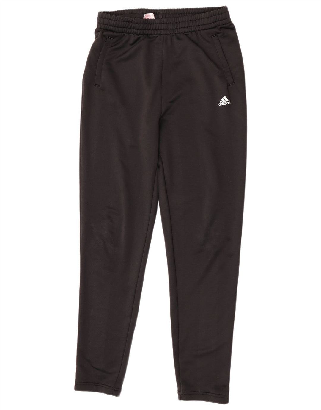 Adidas Boys Tracksuit Trousers Joggers 15-16 Years Black Polyester